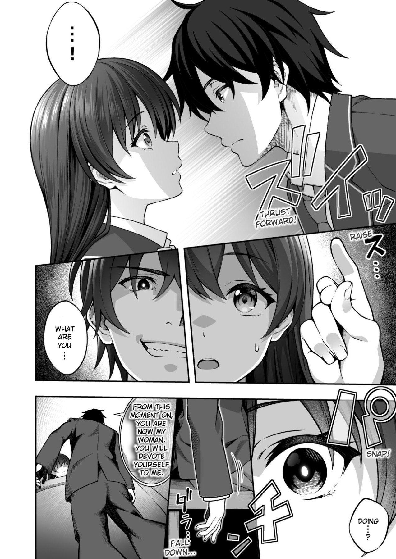 Hentai Manga Comic-Thanks To Hypnotism, I Had The Serious-Looking Student Council President In The Palm Of My Hands-Read-9